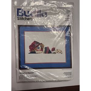 Bucilla Stitchery Kit 14” x 18” Clown in Repose Vintage 1980s 100% Wool New